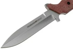 Viper Fearless VT4018CR Sleipner Stonewashed, Red Canvas Micarta, Fixed Knife, Rumici Design -Knife Sale Shop VPVT4018CR 03 viper