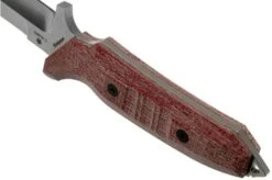 Viper Fearless VT4018CR Sleipner Stonewashed, Red Canvas Micarta, Fixed Knife, Rumici Design -Knife Sale Shop VPVT4018CR 04 viper