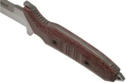 Viper Fearless VT4018CR Sleipner Stonewashed, Red Canvas Micarta, Fixed Knife, Rumici Design -Knife Sale Shop VPVT4018CR 05 viper