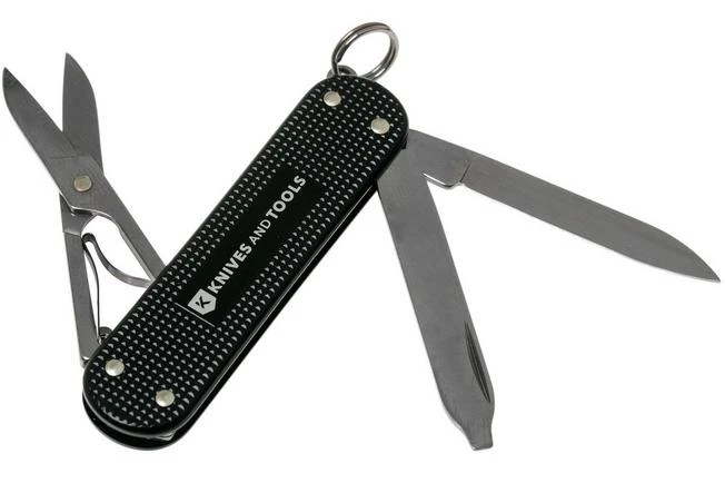 Victorinox Classic Alox Black 0.6221-23R4.KTE1 Knivesandtools Edition, Swiss Pocket Knife 2 Victorinox Classic Alox Black 0.6221-23R4.KTE1 Knivesandtools Edition, Swiss Pocket Knife - Image 2