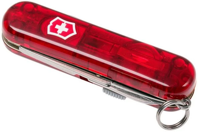 Victorinox Signature Lite, Swiss Pocket Knife, Transparant Red 4 Victorinox Signature Lite, Swiss Pocket Knife, Transparant Red - Image 4