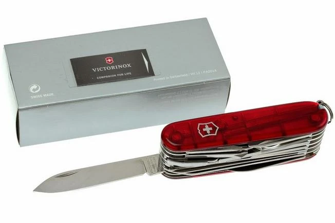 Victorinox Swisschamp (33) - Red Transparant 8 Victorinox Swisschamp (33) - Red Transparant - Image 8