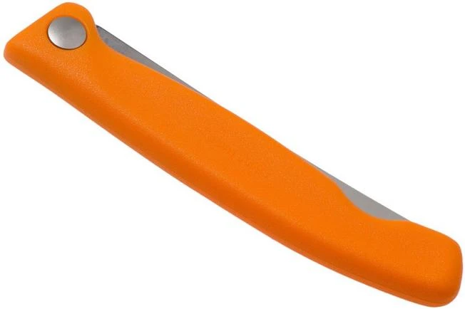 Victorinox SwissClassic 6.7836.F9B Serrated Foldable Vegetable Knife, Orange 4 Victorinox SwissClassic 6.7836.F9B Serrated Foldable Vegetable Knife, Orange - Image 4