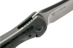 WE Knife 912CF-A Synergy2 Shredded Carbon Fibre Pocket Knife, Jim O’Young Design -Knife Sale Shop WK912CF A 06 we knife