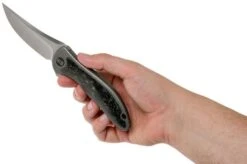 WE Knife 912CF-A Synergy2 Shredded Carbon Fibre Pocket Knife, Jim O’Young Design -Knife Sale Shop WK912CF A 08 we knife