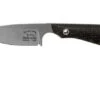 White River Knives M1 Black Burlap Micarta Fixed Knife, Kydex Sheath