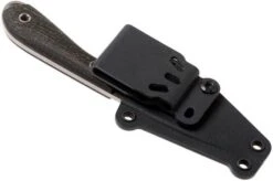 White River Knives M1 Black Burlap Micarta Fixed Knife, Kydex Sheath -Knife Sale Shop WRCPR BBL 07 white river knives