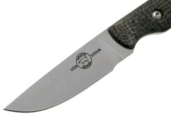 White River Knives Small Game Knife Black Burlap Micarta Hunting Knife, Owen Baker Jr. Design -Knife Sale Shop WRSG BBL 03 white river knives