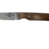 White River Knives Small Game Knife Natural Burlap Micarta Hunting Knife, Owen Baker Jr. Design