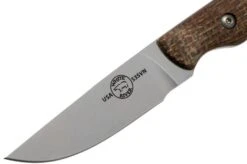 White River Knives Small Game Knife Natural Burlap Micarta Hunting Knife, Owen Baker Jr. Design 7 White River Knives Small Game Knife Natural Burlap Micarta Hunting Knife, Owen Baker Jr. Design -Knife Sale Shop WRSG BNA 03 white river knives v201808