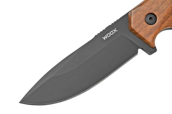 WOOX Rock 62 BUKNF00101 Walnut Plain, Fixed Knife 3 WOOX Rock 62 BUKNF00101 Walnut Plain, Fixed Knife - Image 3